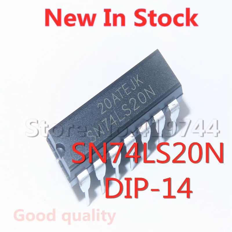 5PCS/LOT SN74LS20N HD74LS20P 74LS20 DIP-14 Dual 4-input NAND gate In Stock NEW original IC