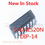 5PCS/LOT SN74LS20N HD74LS20P 74LS20 DIP-14 Dual 4-input NAND gate In Stock NEW original IC