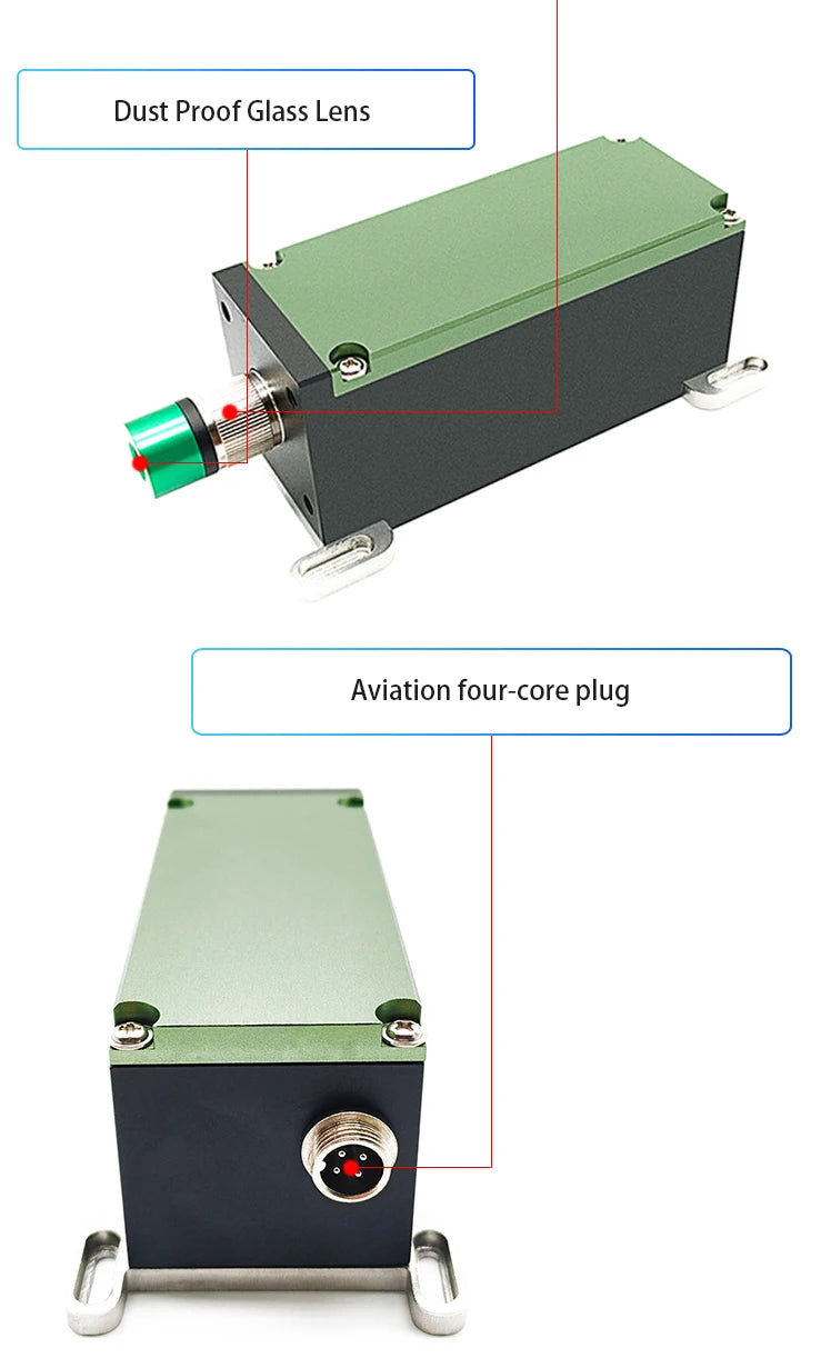 Adjustable Focusing 520nm 500mw 1W 1.4W Green Line 110 DEG Long Service Life Aviation Plug Laser Diode Module Industrial Grade
