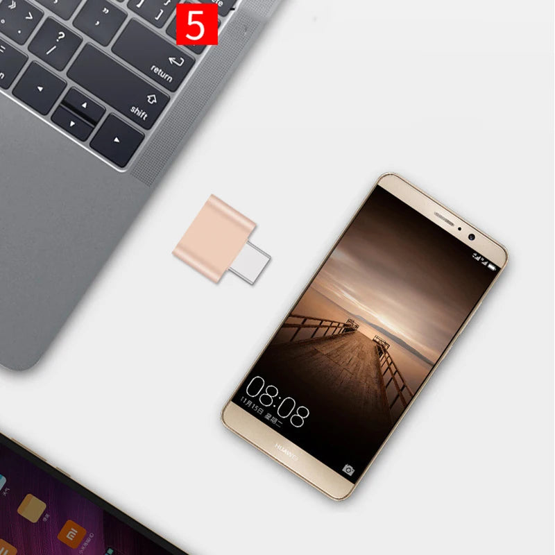Universal Type C to USB 2.0 OTG Adapter Connector Male C to Female A USB 2.0 USB C OTG Cable Adapter For Xiaomi Huawei Laptop PC