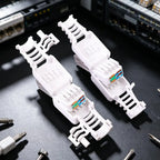 1/2Pcs Tool Free RJ45 Connector for UTP CAT6A/CAT6/CAT5E No Crimper Internet RJ 45 for 23awg-26awg Toolless LAN Cord Ends