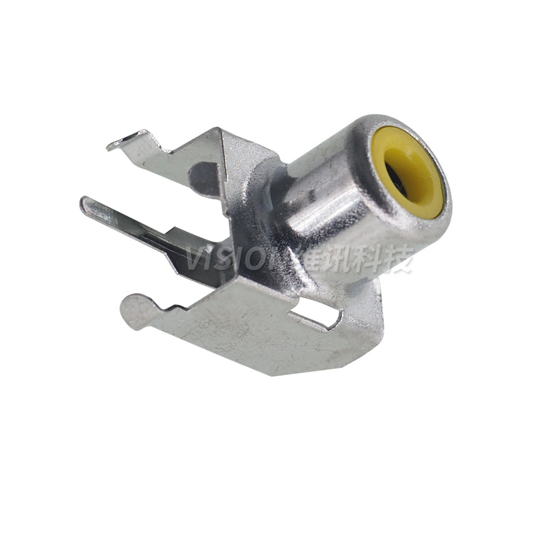 5/10Pcs RCA AV With The Core Socket Hole Seat PCB Soldering Audio Video Jack Lotus Seat AV1-8.4-3B White/Yellow/Red