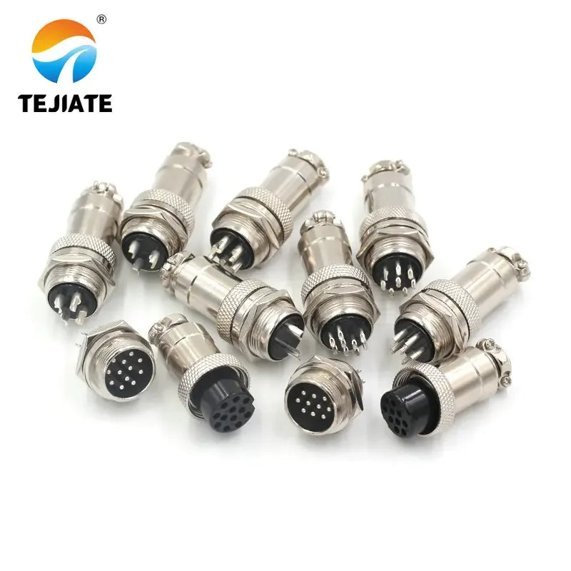 20mm Aviation Plug Connector and Socket GX20 2/3/4/5/6/7/8/9/10/12 core