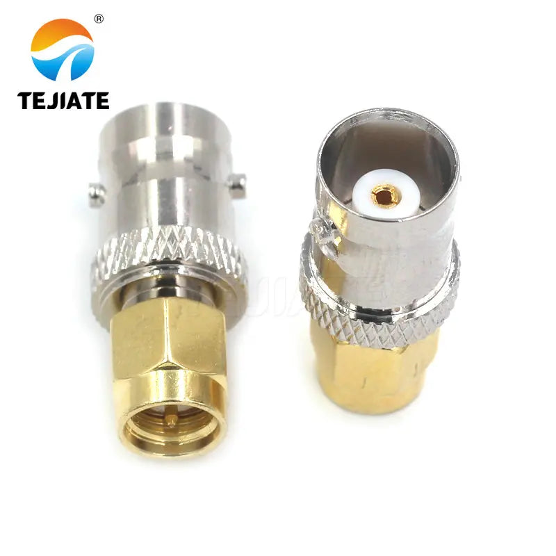 1PCS SMA to BNC Female and Male Adapter All copper Walie-talkie Antenna Connector