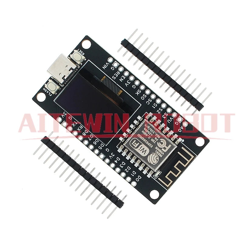 NodeMCU ESP8266 Development Board SSD1315 0.96 inch OLED Display CH340G ESP-12F WiFi Module TYPE-C USB  For Arduino/Micropython