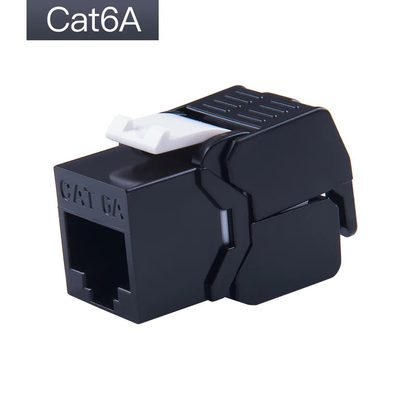 Linkwylan RJ45 Keystone Jack Cat5e Cat6 6A Multi Colors  Toolless UTP To LSA Network Modules Tool-Free Connection