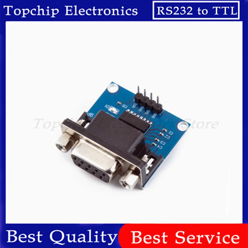 MAX3232 RS232 to TTL Serial Port Converter Module DB9 Connector MAX232 For Arduino