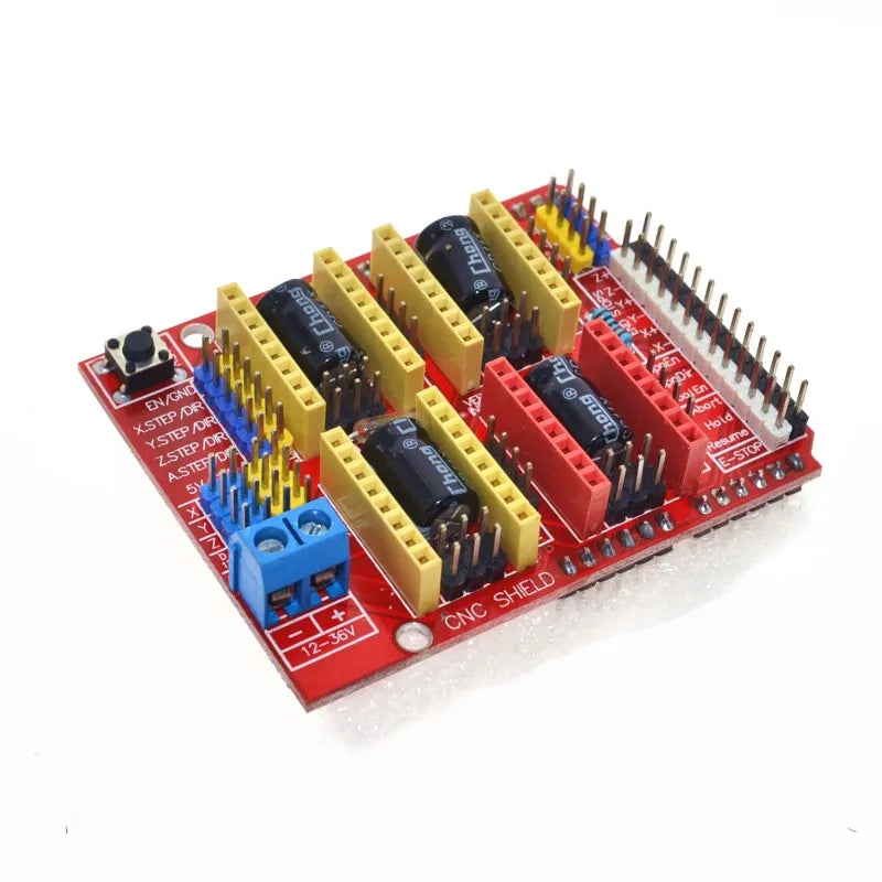 Cnc shield V3 engraving machine 3D Printe+ 4pcs DRV8825 driver expansion board for Arduino + UNOR3 with USB cable