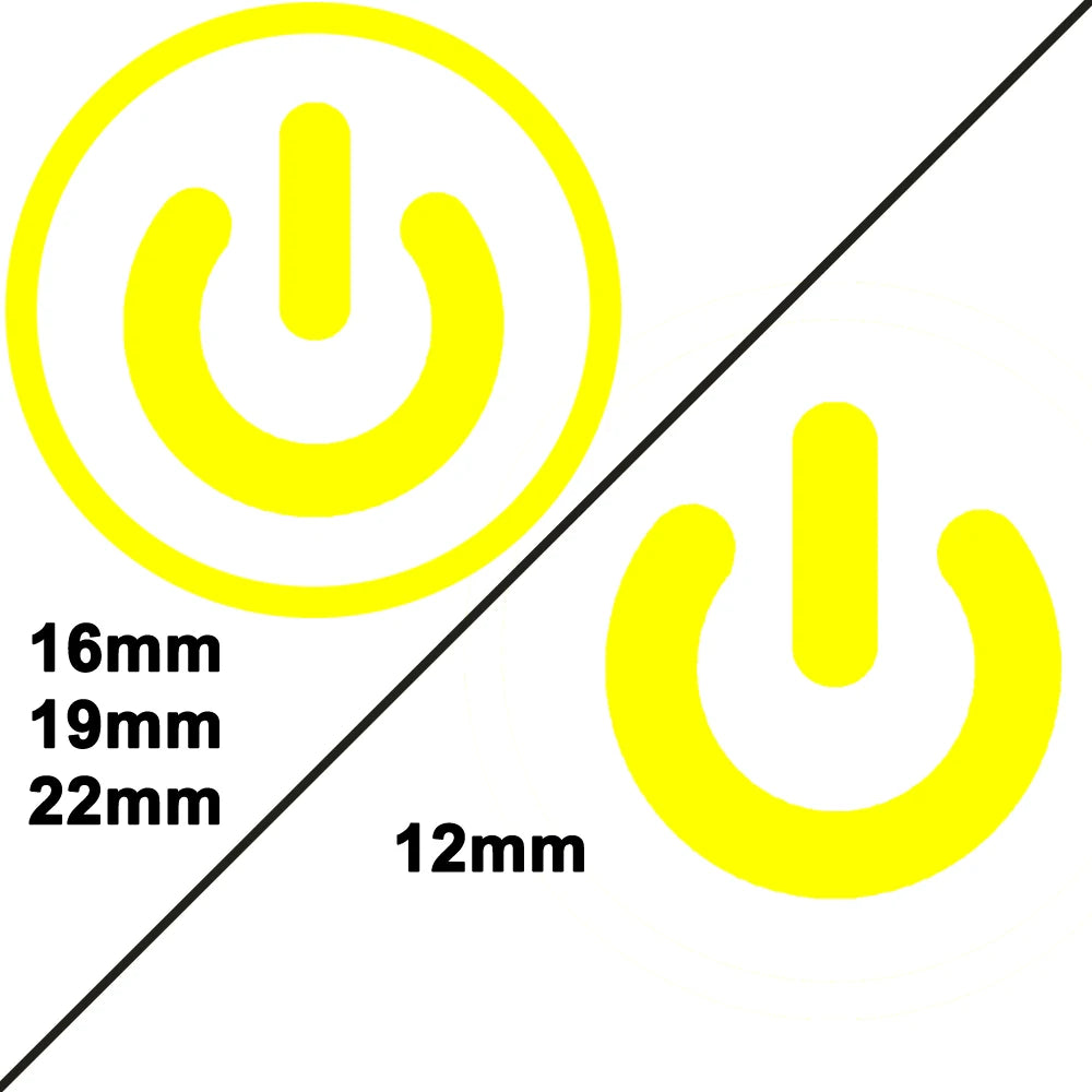 12/16/19/22mm Waterproof Metal Push Button Switch LED Light Momentary Car Engine Power Switches 5V 12V toggle 220V Volt