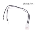 2pcs G10Q Lamp Holder With 15/25cm Long Cable Ring Lamp Plug 4pins Base Insulating Tube Ultraviolet Light Base