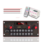 10W Bluetooth 5.0 Amplifier Board, MP3 Decoder Module with USB/AUX/FM Radio/Recording for DIY Speaker