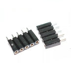 10pc 2.54mm PH7 Extra Insulation Dual 2x1-40P Single 1X1-40P PCB IC Crystal Transistor Round Hole Socket Connector Female Header