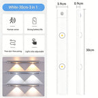 LED Cabinet Light USB Rechargeable Motion Sensor Dimmable LED Night Lamp For Kitchen Wardrobe Closet Home Lighting 20/30/40/50CM