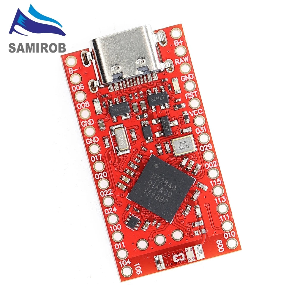NRF52840 Development Board Compatible With Nice! Nano V2.0 Bluetooth Split keyboard Pro Micro Red Board For Arduino
