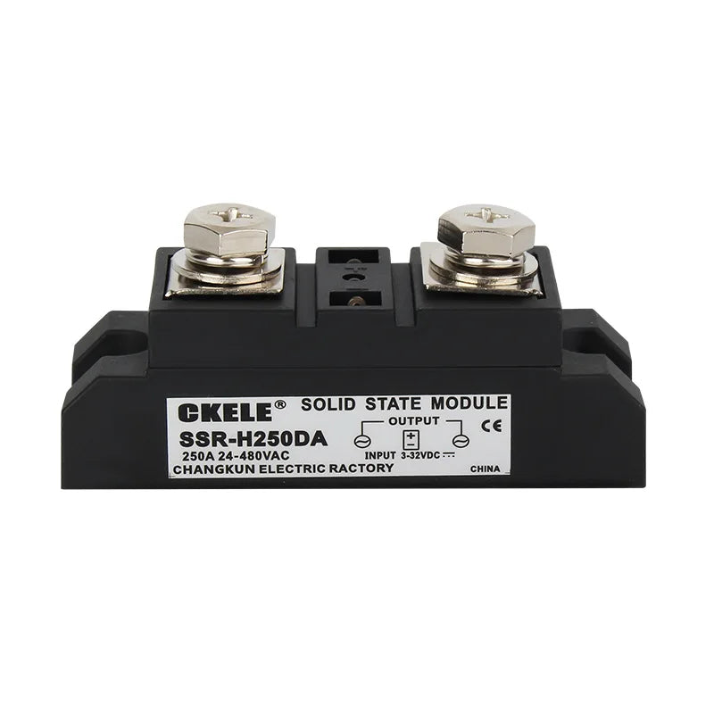 Industrial Solid State Relay SSR DC-AC Module Single Phase 3-32VDC Input 24-480VAC Output 80A 100A 150A 200A 300A 350A 400A 500A