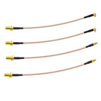 10PCS/LOT SMA to MMCX Cable RP-SMA / SMA Female to MMCX Male Straight 180°/ Right Angle 90° PLUG RG178 Pigtail RF Coaxial Jumper