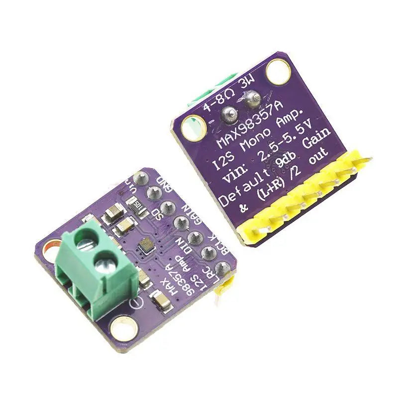 ࿑MAX98357A Audio Amplifier Module 3W I2S Input Class D Power Board Without Filter High Quality for DIY Projects