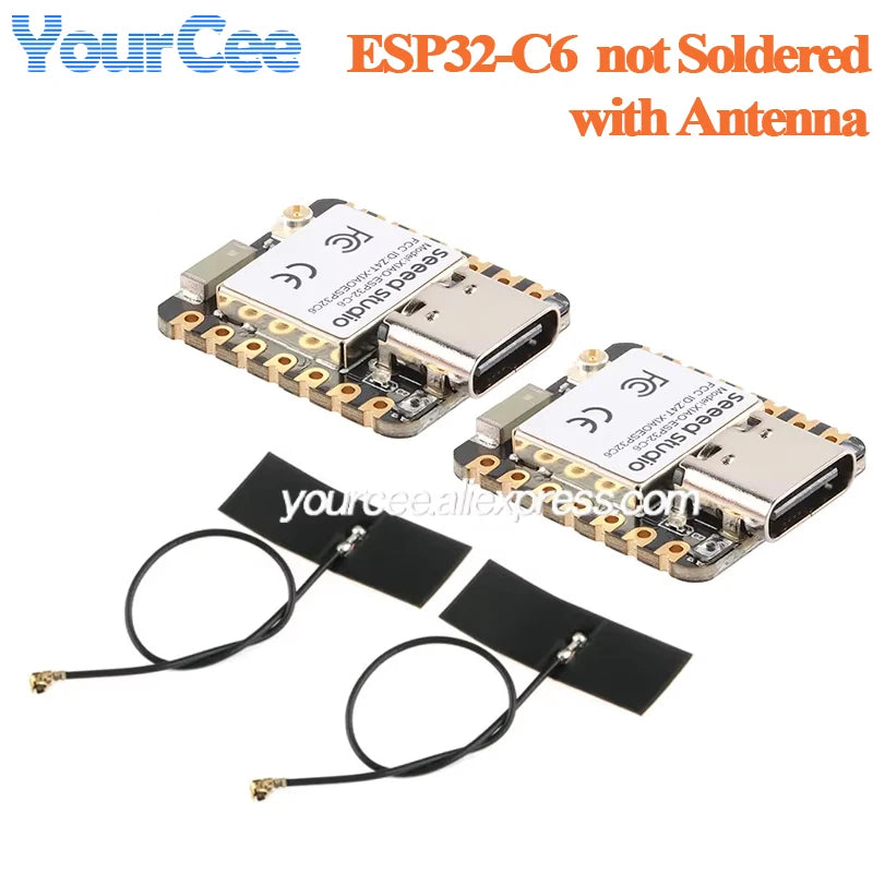 10pcs/1pc ESP32 Seeed Studio XIAO ESP32C6 ESP32C3 ESP32C5 WiFi 6+Bluetooth-compatible Ble 5 Zigbee Matter Wifi Development Board