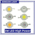 10pcs 3W High Power LED Chip Lamp Bulb 110-120LM Bead Line Emitter Diode White Red Green Blue Yellow DIY Led Light Decoration