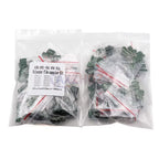180PCS Polyester Film Capacitor Kit 100V 1nF 1.5nF 2.2nF 100nF 2A102J 2A471J 2A222J 2A392J 2A332J 2A472J 2A103J 2A473J 2A563J