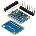 1 Set MPU6050 GY-521 3-Axis Accelerometer Gyroscope 6DOF Sensor Module High Precision Small Size Breakout Board