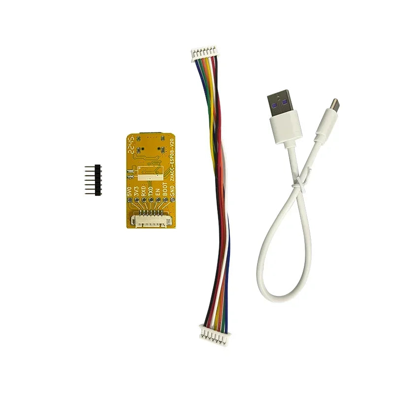 1PCS 7 inch serial screen ESP32-S3 solution supports WiFi/Bluetooth 800*480 resolution capacitive touch screen