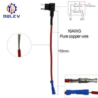12V Fuse Holder Add-a-circuit TAP Adapter Micro Mini Standard Ford ATM APM Blade Auto Fuse with 10A Blade Car Fuse with holder