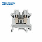 10Pcs UK 10N Screw Feed-through DIN Rail Terminal Block 10mm Cable Plug Multi-color Universal Wire Electrical Connector UK10N