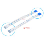 10PCS FPC Ribbon Flexible Flat CABLE PITCH 0.5MM 100MM B-Type 4P 6P 8P 10P 12P 16P 20P 30P 40P FFC WIRE 6/10/12/16/20/30/40 pin