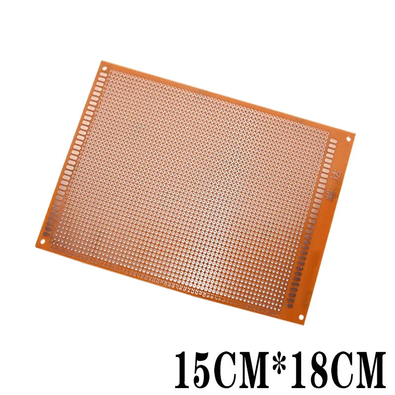 2.54mm Pitch Bakelite Universal Perfboard Stripboard Multipurpose Prototype Circuit Board Easy Soldering Single Sided DIY