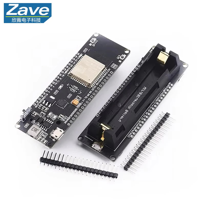 Snvi ESP32 ESP-32S Wireless WiFi & Bluetooth Development Board With 18650 Battery Holder ESP8266 ESP-WROOM-02
