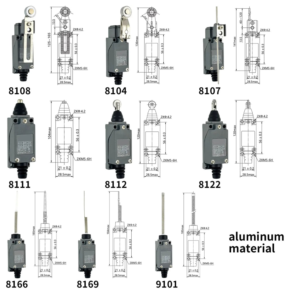 10Pcs Momentary Limit Switch Roller Lever CNC Mill Laser Plasma,high-quality material casing,durable,380V within,5A ,IP65