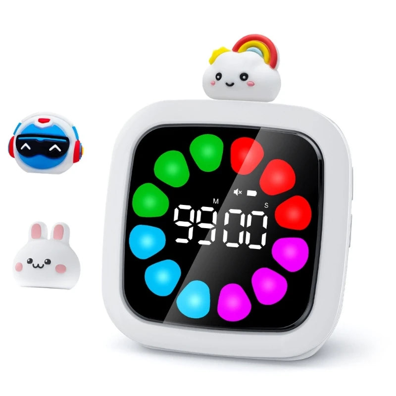 Visual Timer Management Tool Countdown Kids Timer Clock For Child Learners Home, School Quiet Operation