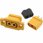 XT60 Model Aircraft Power Battery Plug XT60E-M / XT60E-F / XT60H-F Can Be Fixed With Nut Extension Cord