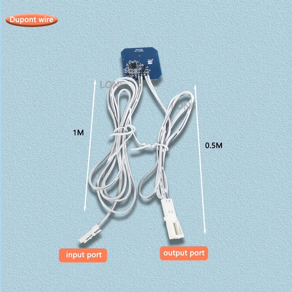 Drill-Free & Partitioned Touch Sensor - Multi-Function Wood Penetration Switch, DC5-24V for Wardrobe Cabinet Wooden Furniture,