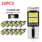 2/6/10/20/30/40/50pcs T10 W5W 194 501 Led Canbus No Error Car Interior Light T10 26 SMD 4014 Chip Pure White Instrument Lights B