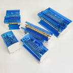 UK207/211/215/407/411/415 DIN Rail Terminal Block, 125A Distribution Box 1/2 In Several Out, Electrical Junction Box
