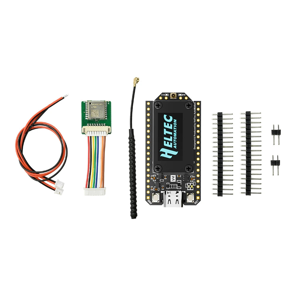 Heltec V4 ESP32 Development Board Upgraded ESP32-S3 SX1262 LoRa Module WiFi Bluetooth 2MB with 915MHz Antenna for Meshtastic