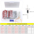 DIP SMD Zener Diode TVS Diodes Fast Switching Schottky Diode Assorted Kit DIY Mix Electronic set