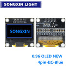 New product 0.96 inch OLED IIC White/YELLOW BLUE/BLUE 12864 OLED Display Module I2C SSD1306 LCD Screen Board for Arduino
