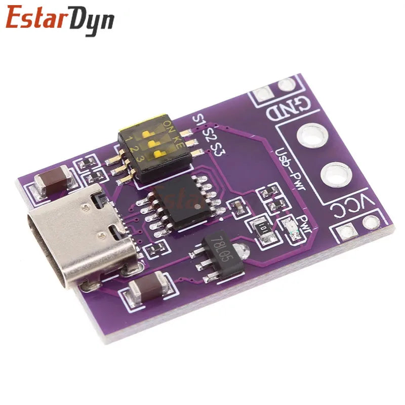 4pcs CH224K Module Type-C QC AFC PD2.0 PD3.0 to DC Spoof Scam Fast Charge Trigger Polling Detector 5V 9V 12V 15V 20V