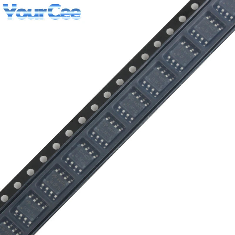 20pcs/5pcs AO4407A SOIC-8 4407A P-channel -30V/-12A SMD MOSFET Field Effect Transistor Chip AO4405AO4411 AO4413 AO4421 AO4435