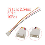 10Pcs Micro JST XH 2.54mm Pitch 2/3/4/5/6 Pin Male Plug / XH2.54 Female Socket Extension Lead Wire Cable Connector 20CM 26AWG
