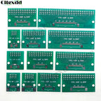1pcs FPC FFC PCB Board Connector 0.5mm 1mm Pitch Double Side Adapter Socket Plate DIY KIT 6/8/10/12/20/40/50/60Pin To DIP 2.54mm