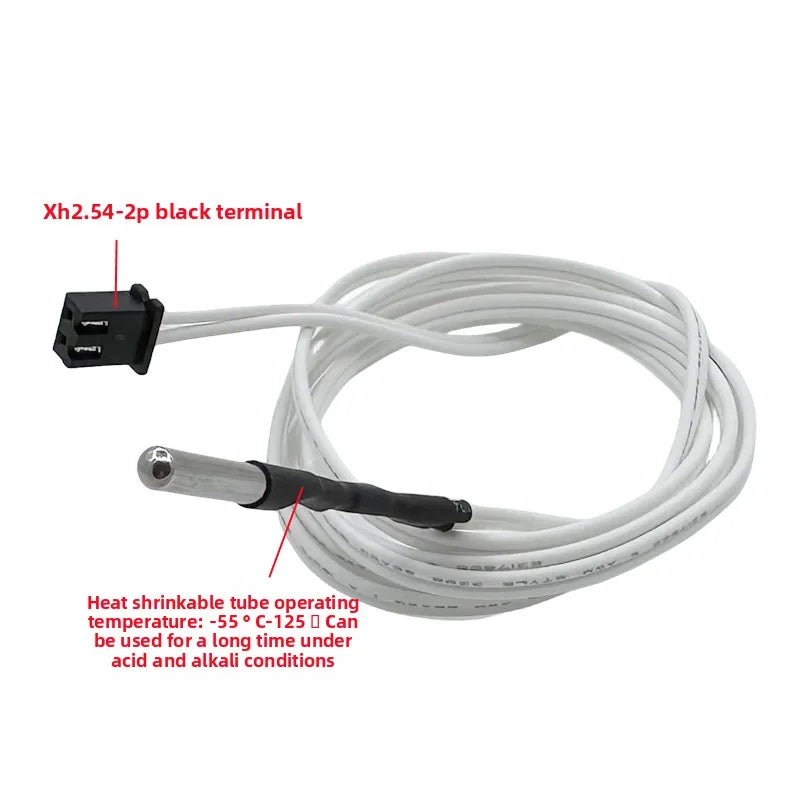 1M/2M HT-NTC100K Thermistor Temperature Sensor For High Temperature Filament 350 Degrees Hotend Kit B3950 For 3D Printer Parts