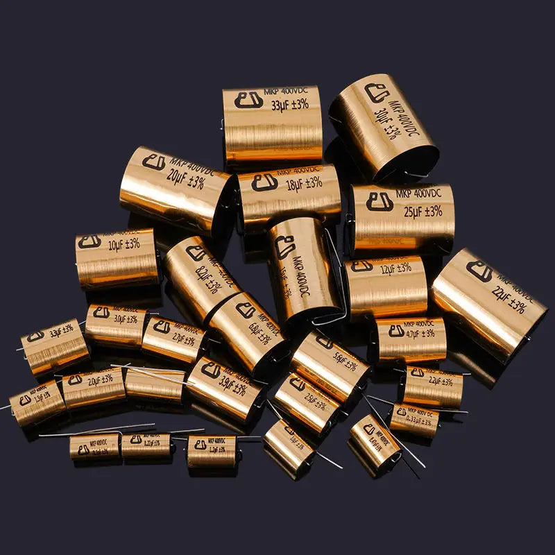 Metallized polypropylene loudspeaker power amplifier coupled frequency division audio capacitor MKP full range capacity