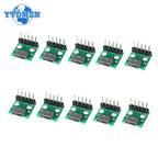 10pcs Female Connector MICRO USB To DIP Adapter 2.54mm 5pin Connector DIP PCB Adapter Breakout Board