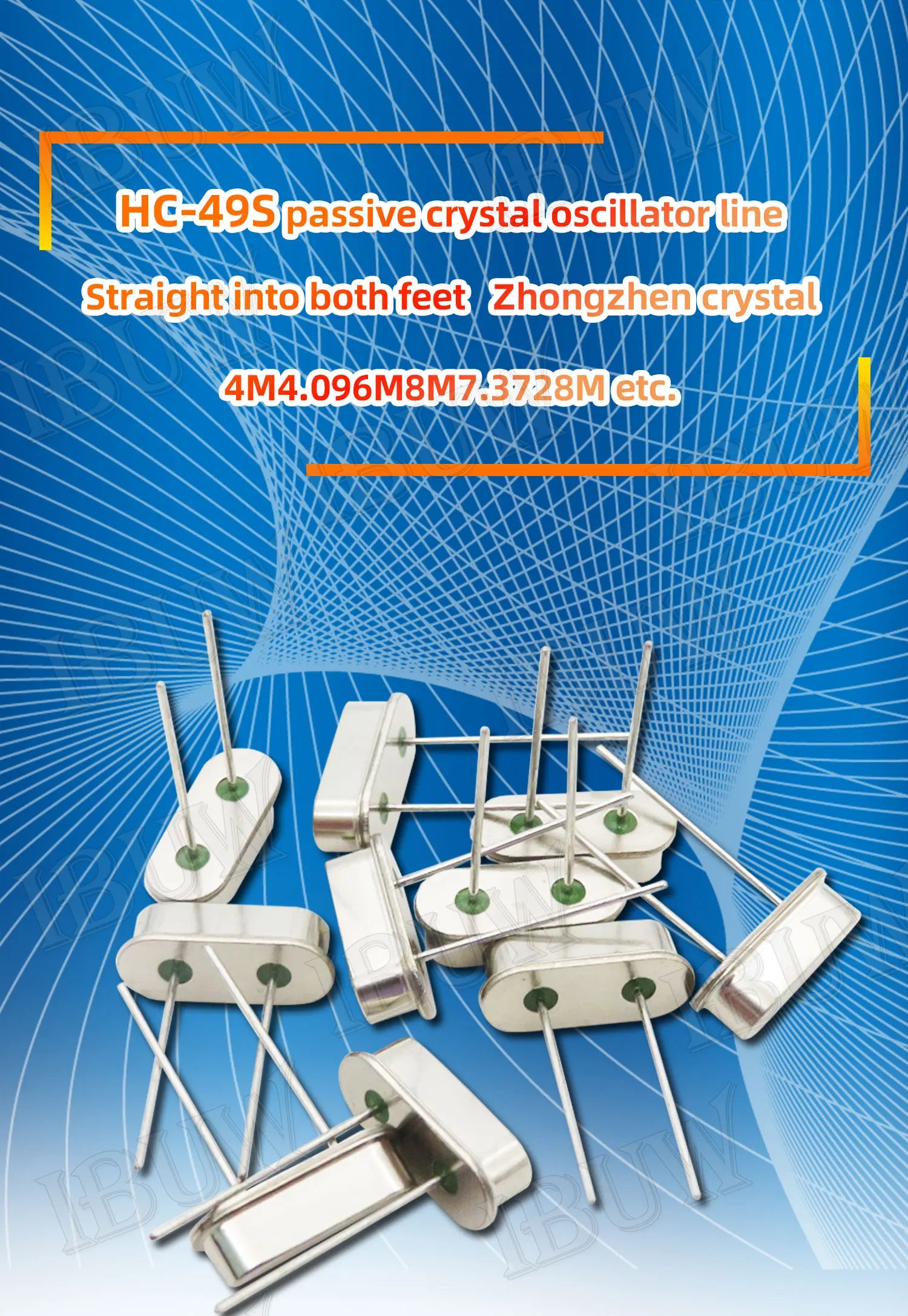 10PCS 4Mhz 6Mhz 8Mhz 12Mhz 16Mhz 20Mhz 24Mhz  32.768K 32.768K Quartz Crystal Resonator Passive Oscillator HC49S 8.000MHZ