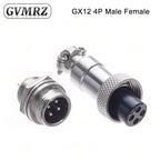 GX12 2 3 4 5 6 Pin Docking Aviation Plug Socket Waterproof Circular Connector