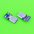 10pcs USB 3.1 Type-C Connector 24 Pins Male / Female Socket Receptacle Adapter to Solder Wire & Cable 24 Pins Support PCB Board